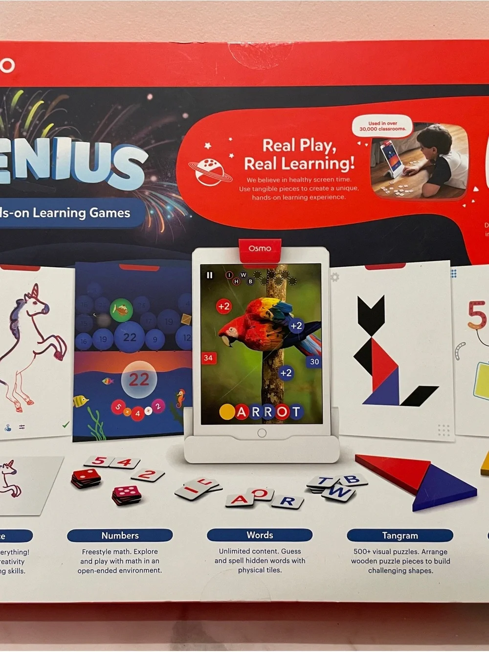 Osmo Genius Starter Kit for iPad 5 Games Ages 6-10 New Factory Sealed